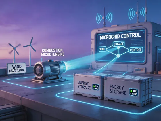 Hybrid industrial microgrid