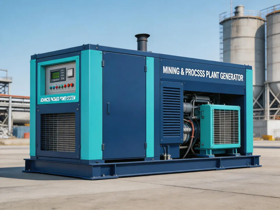 Modular industrial generator package