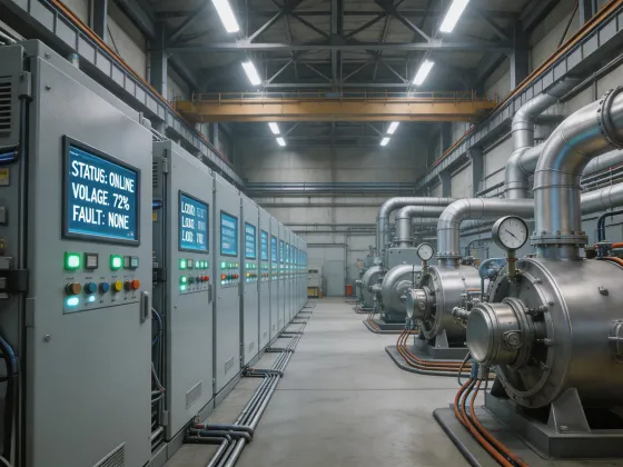 Heavy process plant power room
